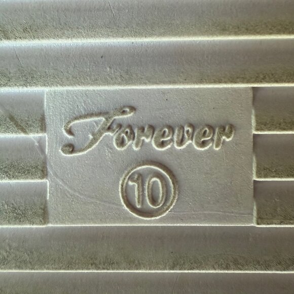 Forever Taupe Tan Open Toe Ankle Strap Espadrille Size‎ 10 - Picture 9 of 10